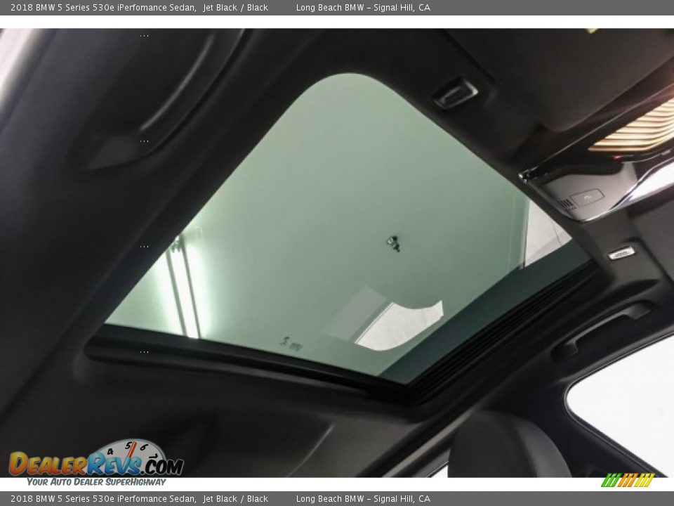 2018 BMW 5 Series 530e iPerfomance Sedan Jet Black / Black Photo #27