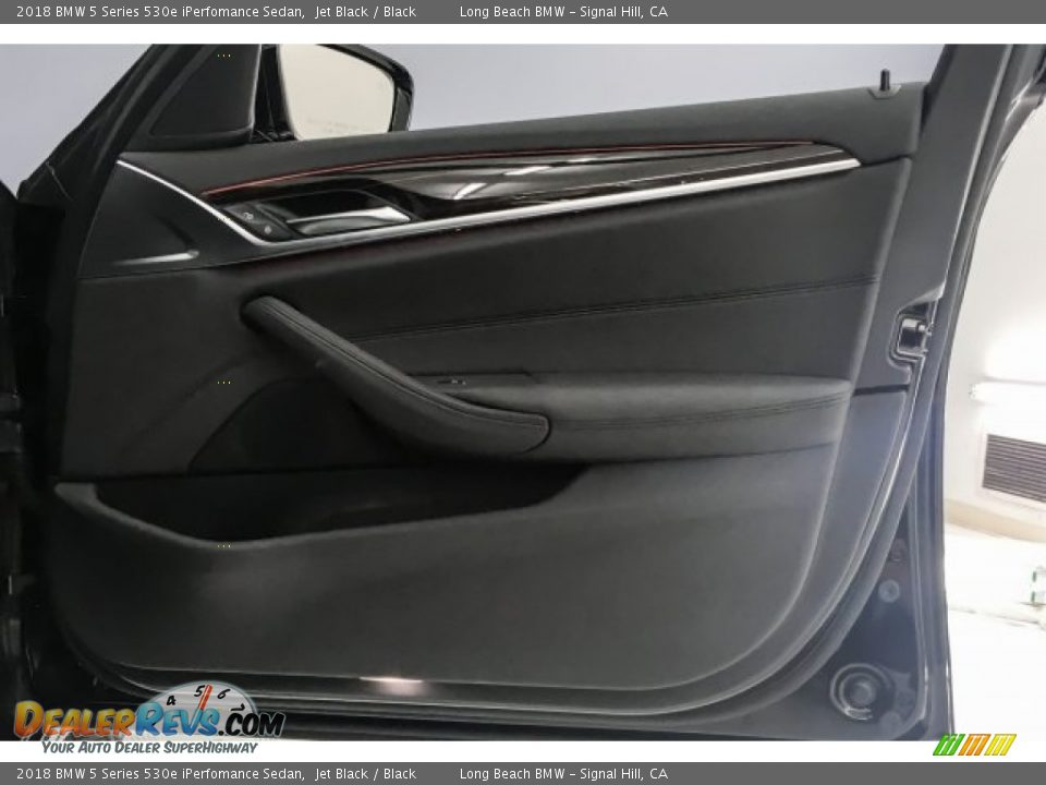 2018 BMW 5 Series 530e iPerfomance Sedan Jet Black / Black Photo #28