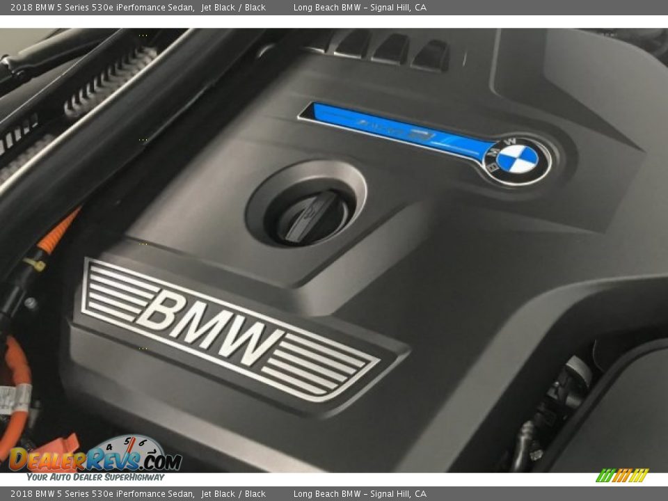 2018 BMW 5 Series 530e iPerfomance Sedan Jet Black / Black Photo #30