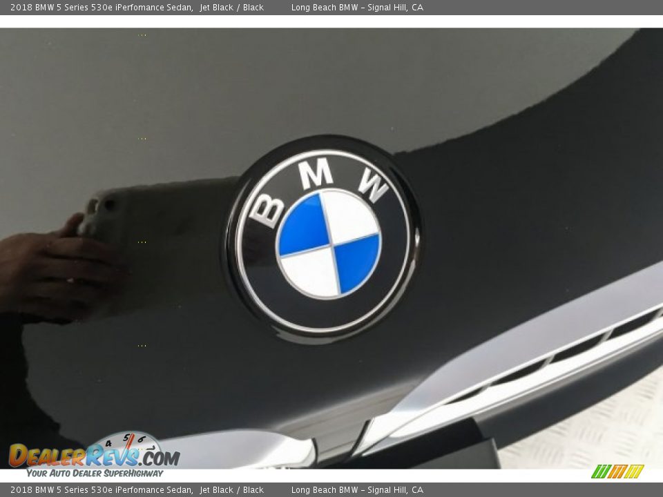 2018 BMW 5 Series 530e iPerfomance Sedan Jet Black / Black Photo #32