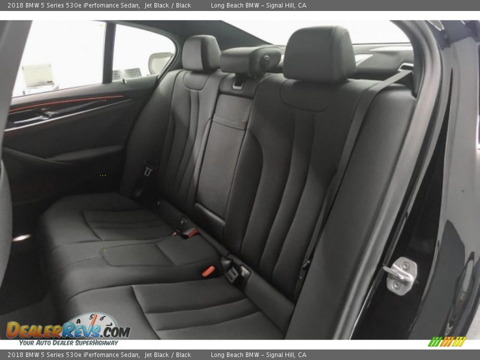 2018 BMW 5 Series 530e iPerfomance Sedan Jet Black / Black Photo #34