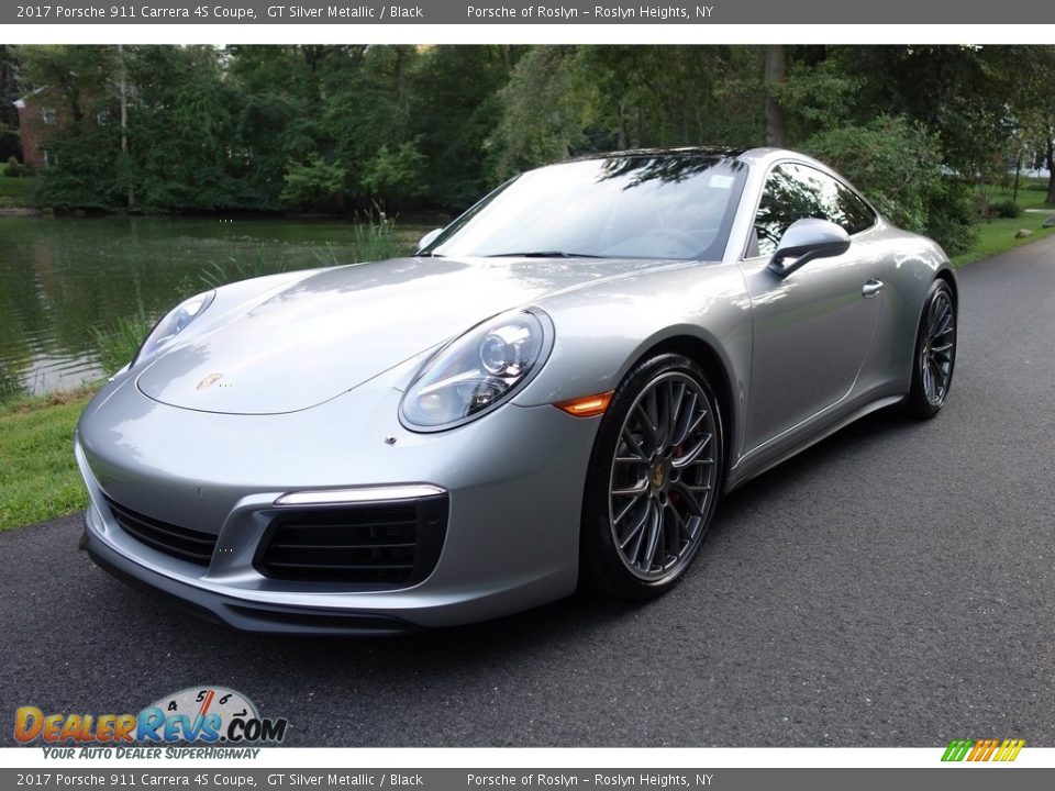 2017 Porsche 911 Carrera 4S Coupe GT Silver Metallic / Black Photo #1