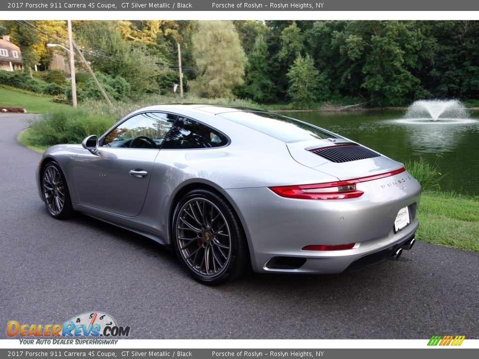 2017 Porsche 911 Carrera 4S Coupe GT Silver Metallic / Black Photo #4