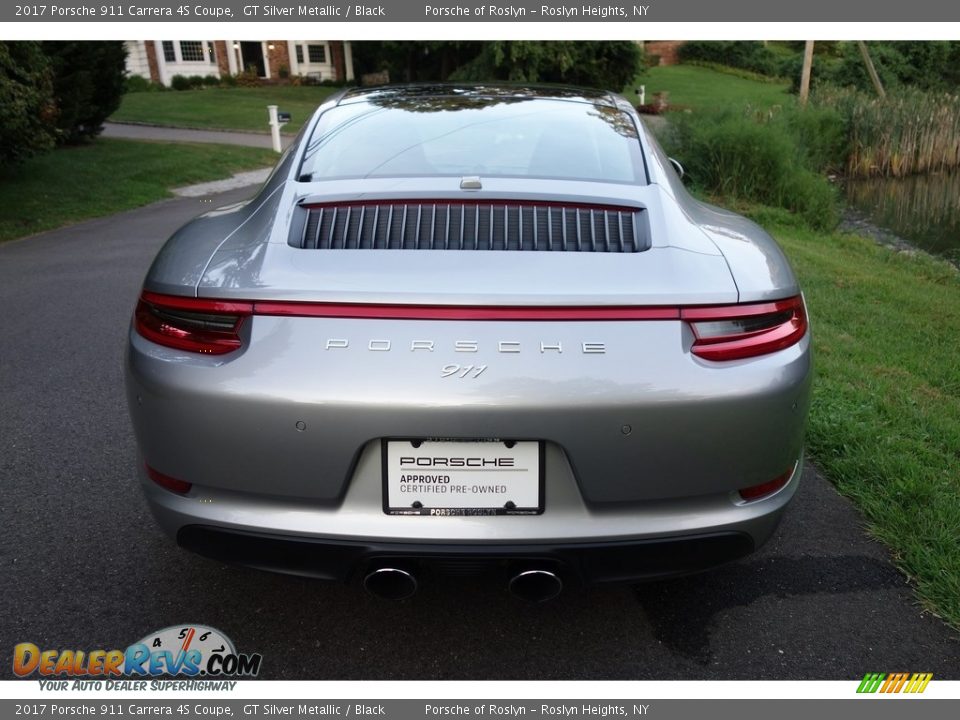 2017 Porsche 911 Carrera 4S Coupe GT Silver Metallic / Black Photo #5