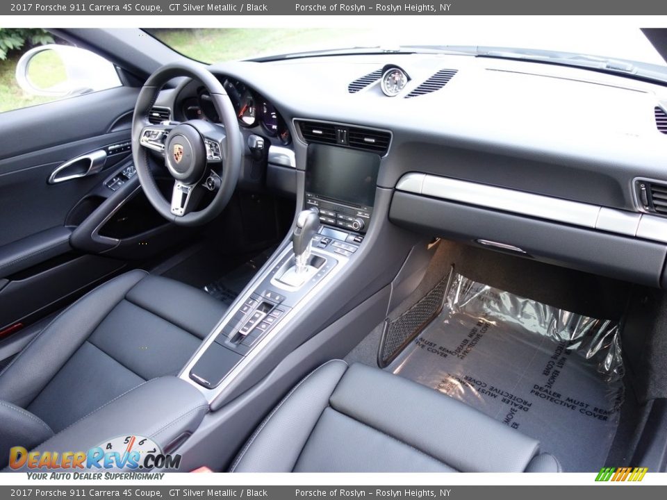 2017 Porsche 911 Carrera 4S Coupe GT Silver Metallic / Black Photo #13
