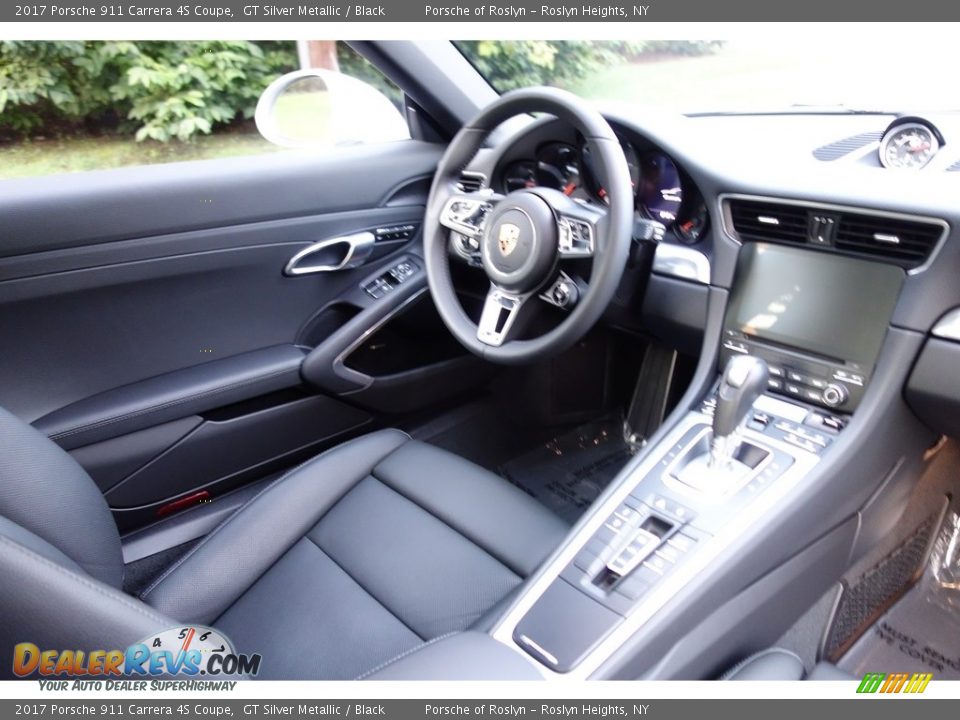 2017 Porsche 911 Carrera 4S Coupe GT Silver Metallic / Black Photo #14