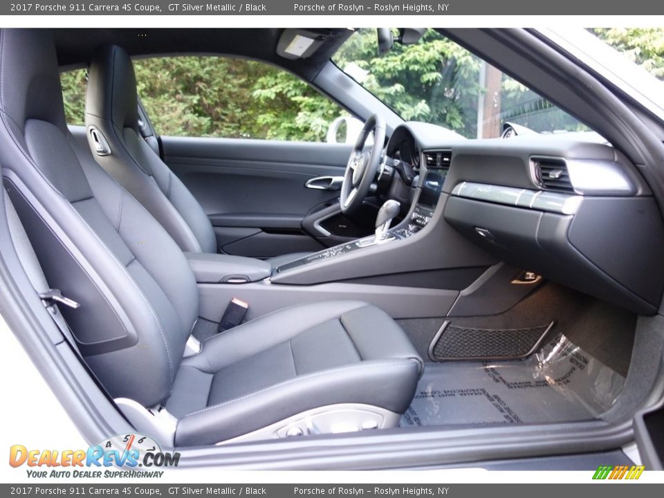 2017 Porsche 911 Carrera 4S Coupe GT Silver Metallic / Black Photo #15