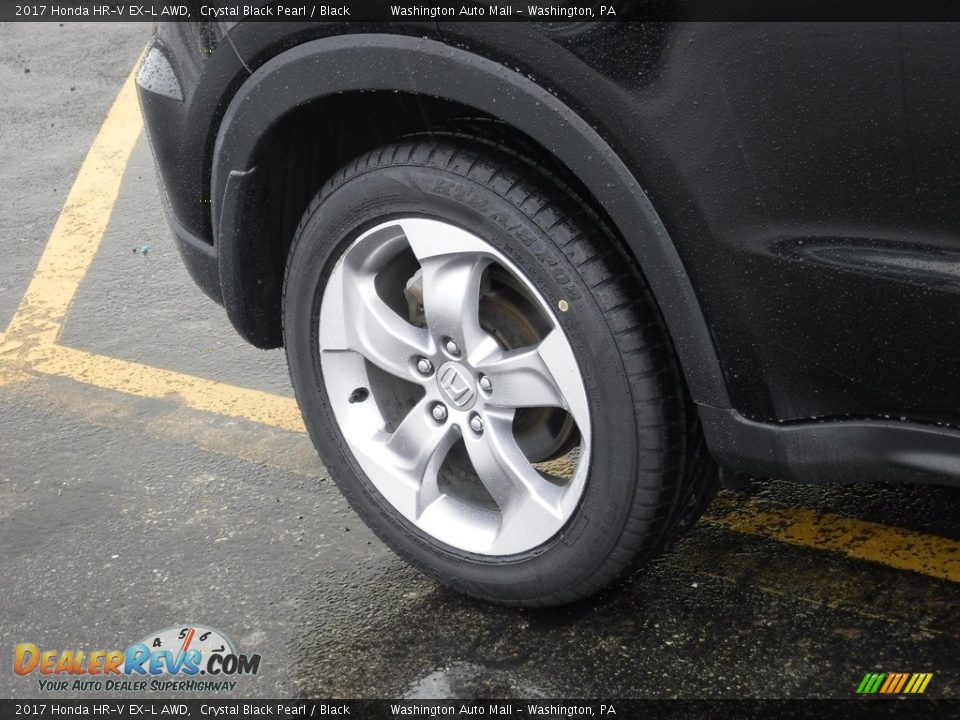 2017 Honda HR-V EX-L AWD Crystal Black Pearl / Black Photo #3