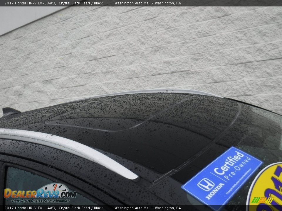 2017 Honda HR-V EX-L AWD Crystal Black Pearl / Black Photo #4