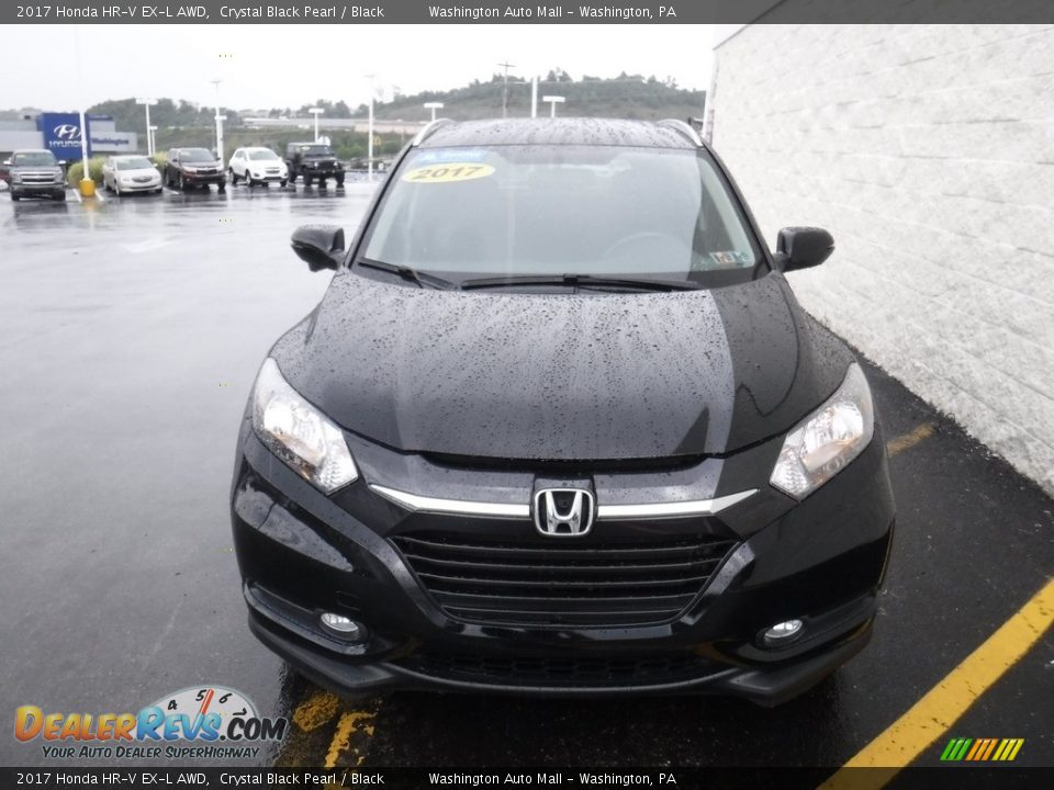 2017 Honda HR-V EX-L AWD Crystal Black Pearl / Black Photo #5