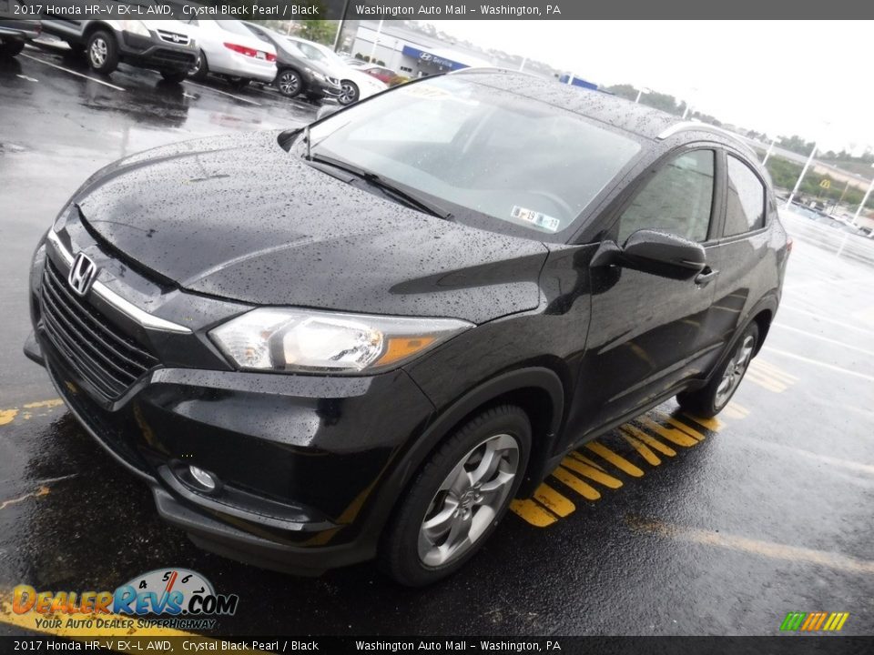 2017 Honda HR-V EX-L AWD Crystal Black Pearl / Black Photo #6