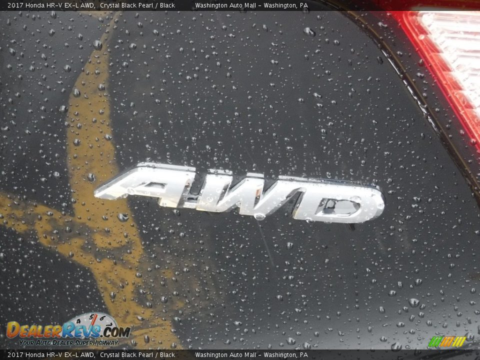 2017 Honda HR-V EX-L AWD Crystal Black Pearl / Black Photo #10