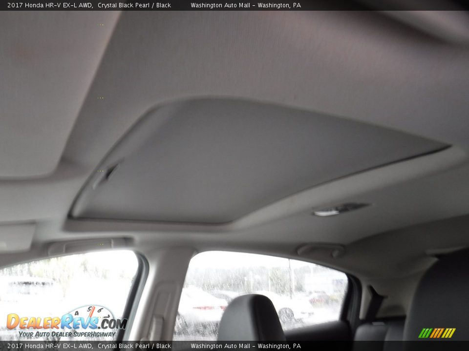 2017 Honda HR-V EX-L AWD Crystal Black Pearl / Black Photo #11