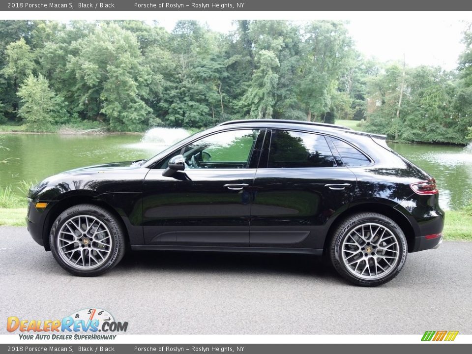 2018 Porsche Macan S Black / Black Photo #7