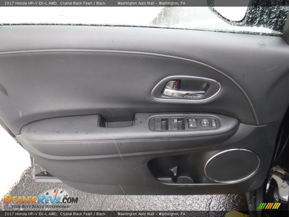 2017 Honda HR-V EX-L AWD Crystal Black Pearl / Black Photo #12