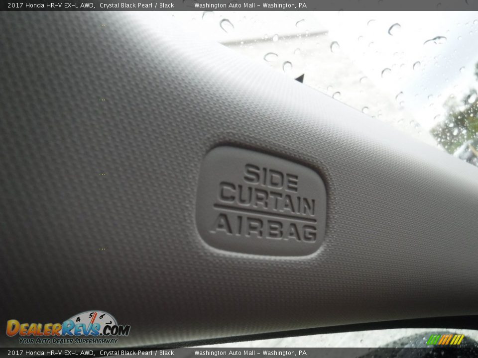 2017 Honda HR-V EX-L AWD Crystal Black Pearl / Black Photo #23
