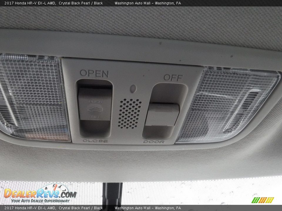 2017 Honda HR-V EX-L AWD Crystal Black Pearl / Black Photo #24