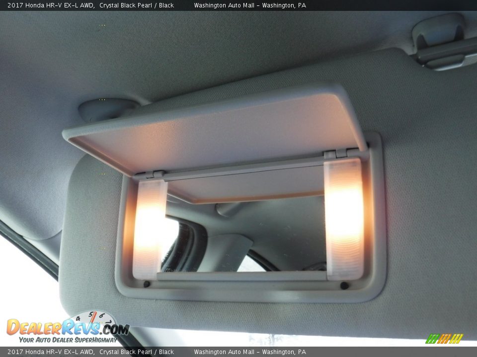 2017 Honda HR-V EX-L AWD Crystal Black Pearl / Black Photo #25