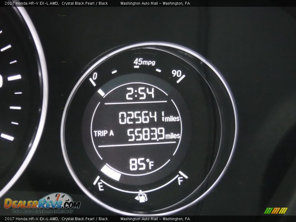 2017 Honda HR-V EX-L AWD Crystal Black Pearl / Black Photo #30