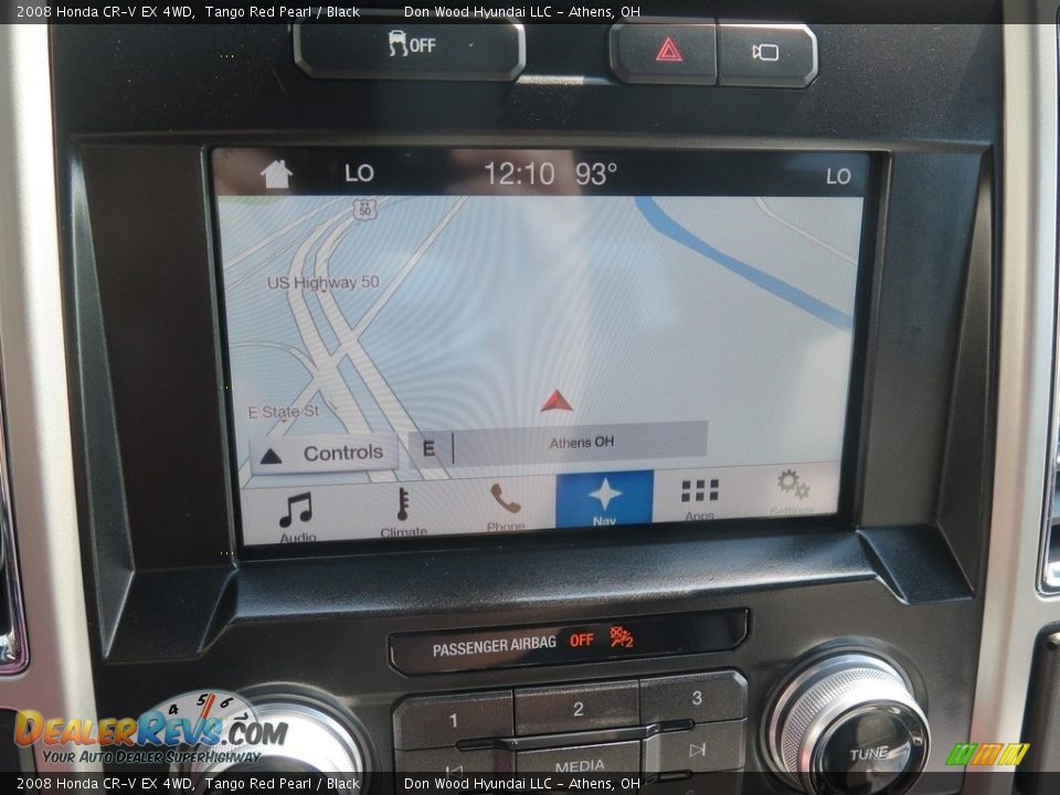 2008 Honda CR-V EX 4WD Tango Red Pearl / Black Photo #2