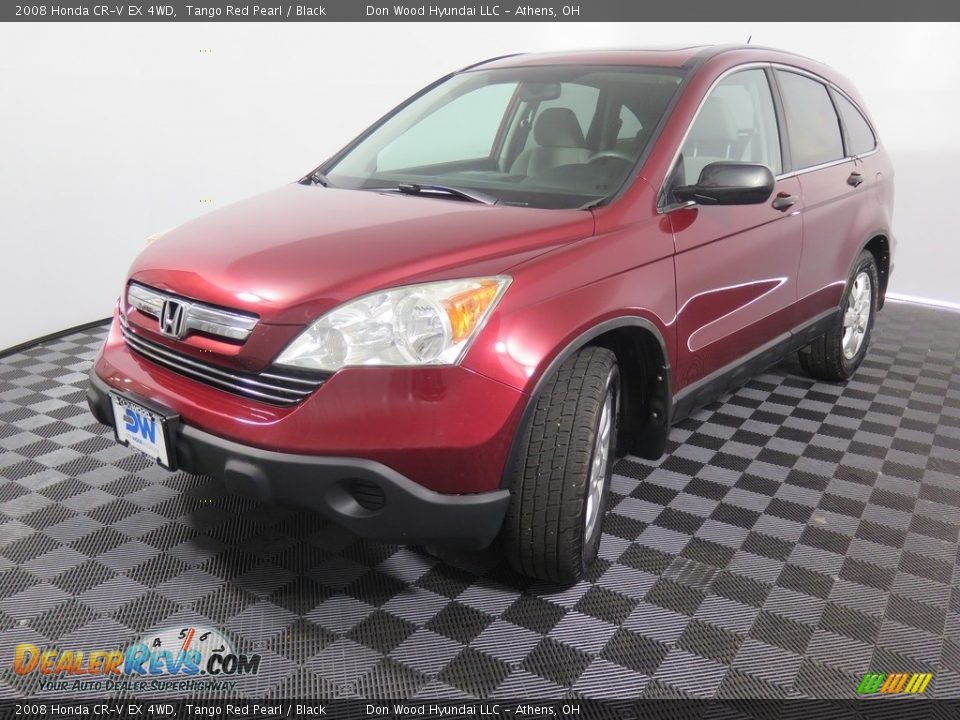 2008 Honda CR-V EX 4WD Tango Red Pearl / Black Photo #6