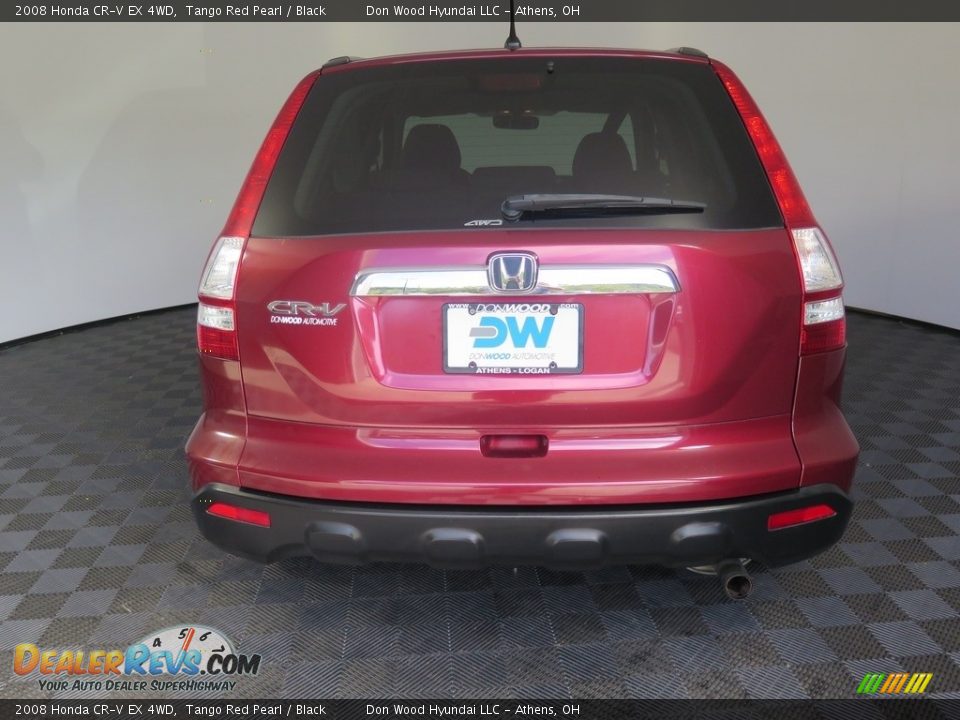 2008 Honda CR-V EX 4WD Tango Red Pearl / Black Photo #8