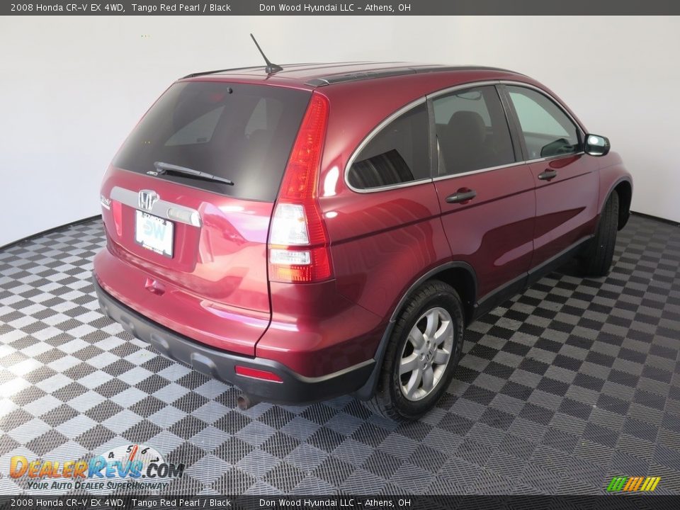 2008 Honda CR-V EX 4WD Tango Red Pearl / Black Photo #9