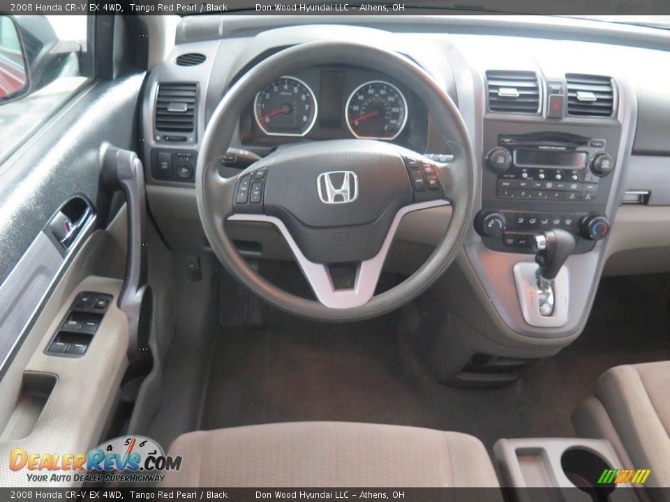 2008 Honda CR-V EX 4WD Tango Red Pearl / Black Photo #11