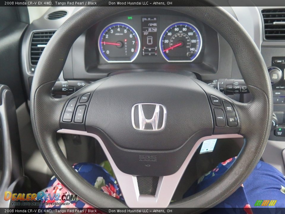 2008 Honda CR-V EX 4WD Tango Red Pearl / Black Photo #13