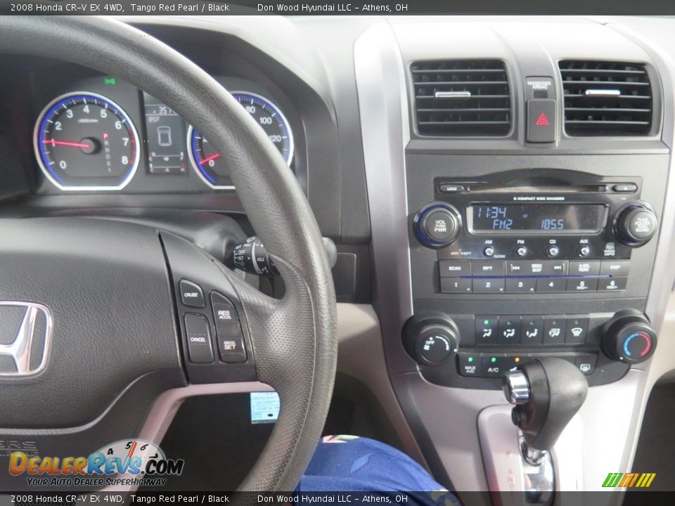 2008 Honda CR-V EX 4WD Tango Red Pearl / Black Photo #14