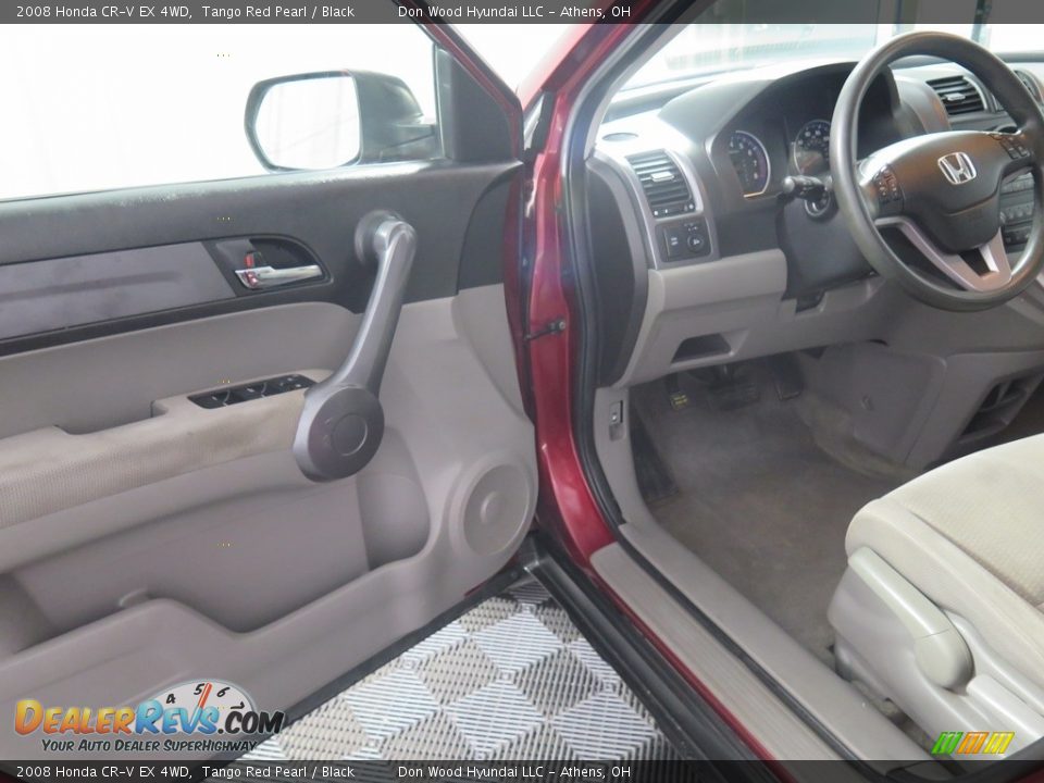 2008 Honda CR-V EX 4WD Tango Red Pearl / Black Photo #25