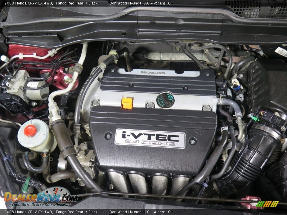 2008 Honda CR-V EX 4WD Tango Red Pearl / Black Photo #28