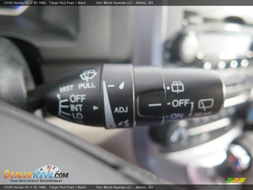 2008 Honda CR-V EX 4WD Tango Red Pearl / Black Photo #35