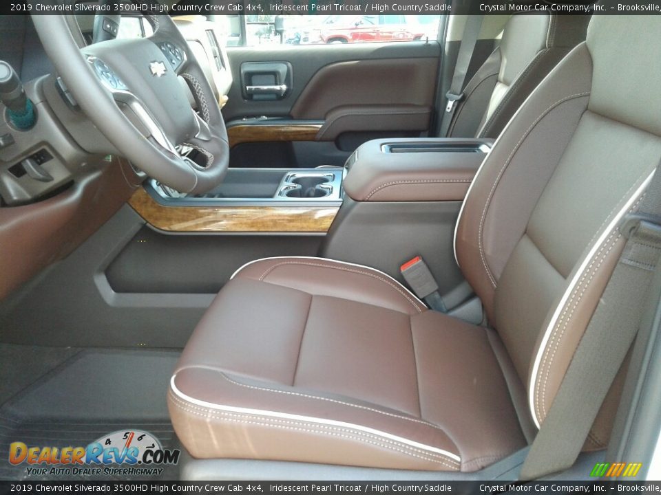 High Country Saddle Interior - 2019 Chevrolet Silverado 3500HD High Country Crew Cab 4x4 Photo #9