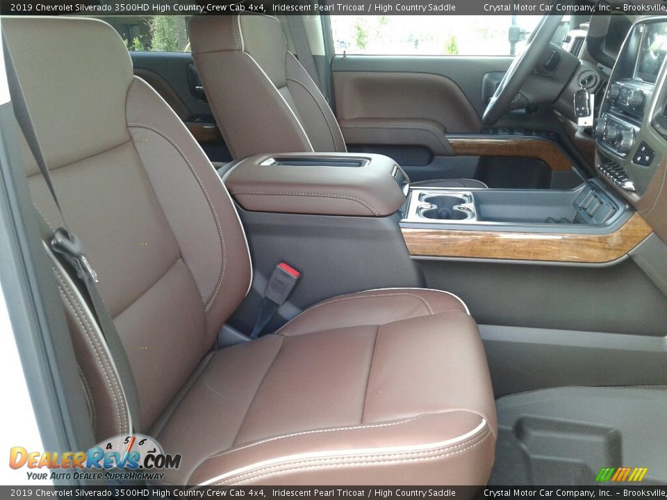 Front Seat of 2019 Chevrolet Silverado 3500HD High Country Crew Cab 4x4 Photo #12
