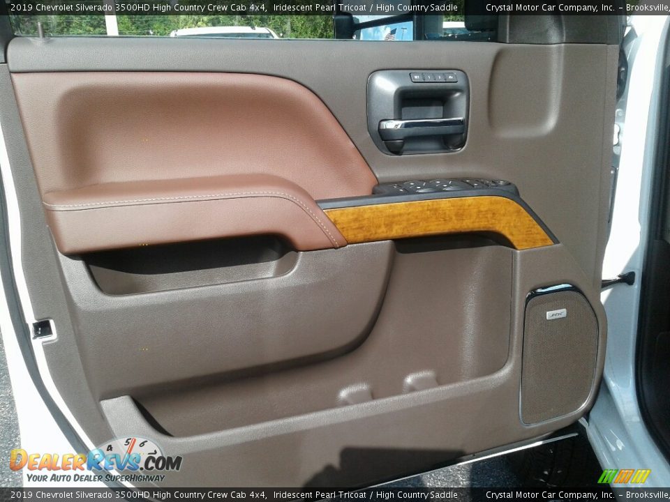 Door Panel of 2019 Chevrolet Silverado 3500HD High Country Crew Cab 4x4 Photo #18