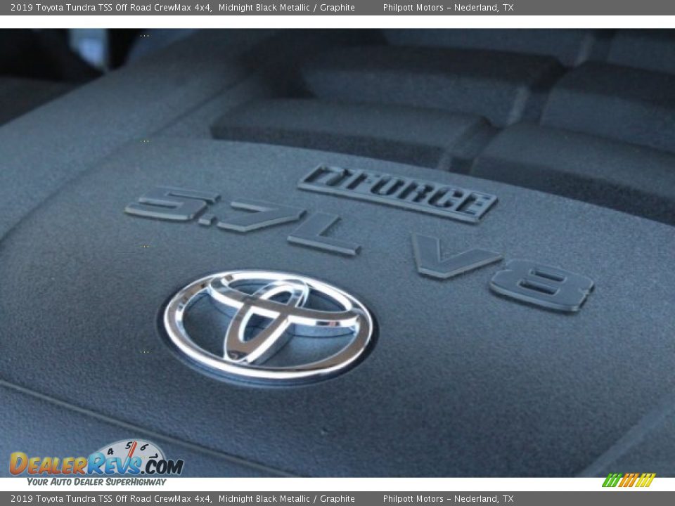 2019 Toyota Tundra TSS Off Road CrewMax 4x4 Midnight Black Metallic / Graphite Photo #33