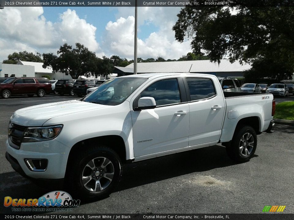 2019 Chevrolet Colorado Z71 Crew Cab 4x4 Summit White / Jet Black Photo #1