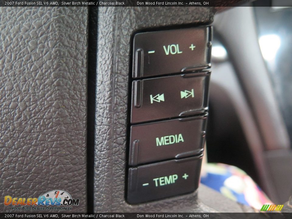 2007 Ford Fusion SEL V6 AWD Silver Birch Metallic / Charcoal Black Photo #35