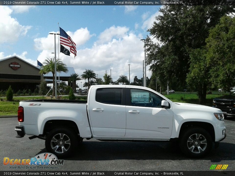 2019 Chevrolet Colorado Z71 Crew Cab 4x4 Summit White / Jet Black Photo #6