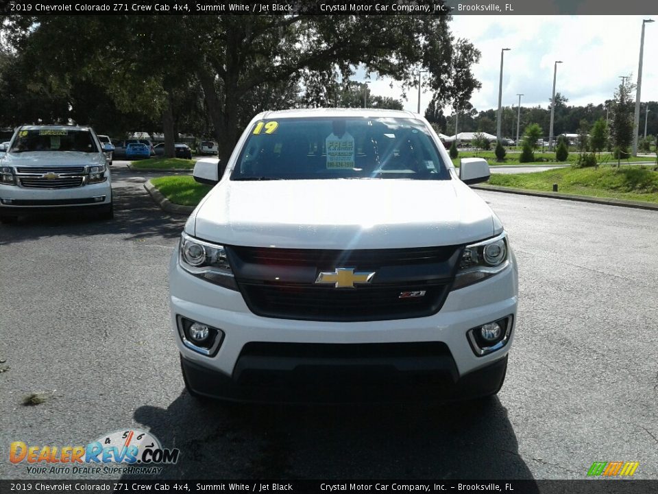 2019 Chevrolet Colorado Z71 Crew Cab 4x4 Summit White / Jet Black Photo #8