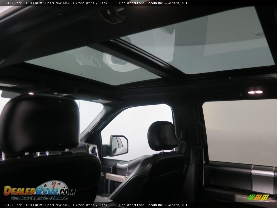 2017 Ford F150 Lariat SuperCrew 4X4 Oxford White / Black Photo #3