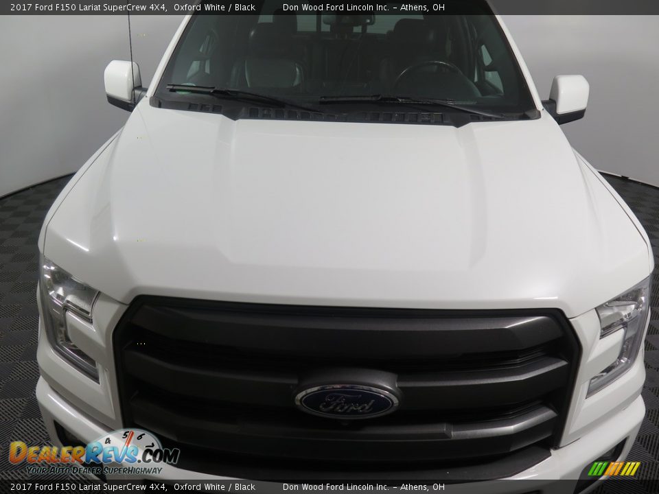 2017 Ford F150 Lariat SuperCrew 4X4 Oxford White / Black Photo #5