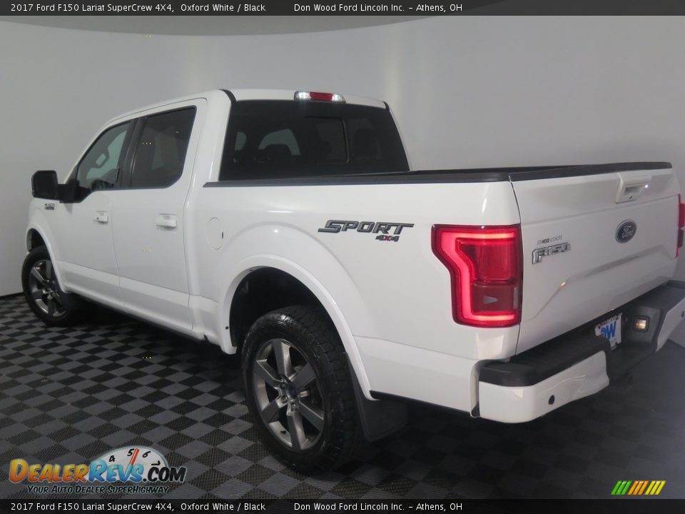 2017 Ford F150 Lariat SuperCrew 4X4 Oxford White / Black Photo #7