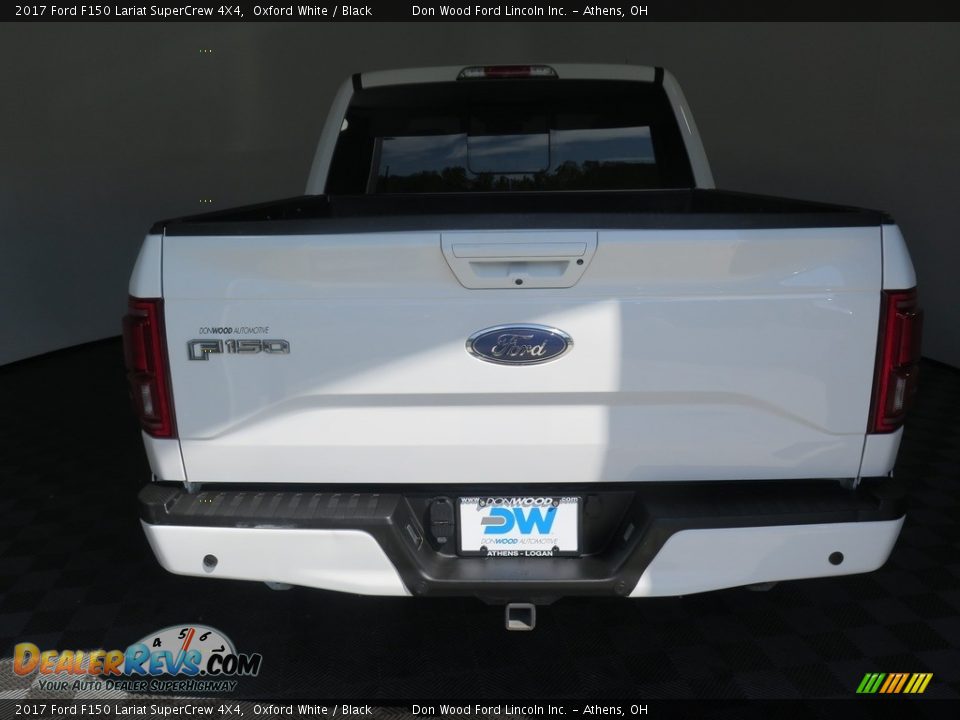 2017 Ford F150 Lariat SuperCrew 4X4 Oxford White / Black Photo #8