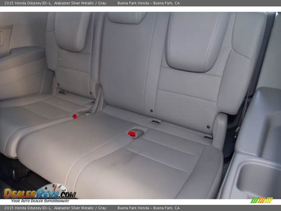 2015 Honda Odyssey EX-L Alabaster Silver Metallic / Gray Photo #19