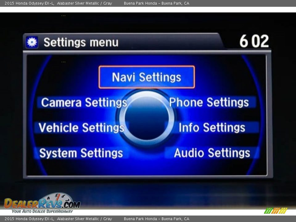 2015 Honda Odyssey EX-L Alabaster Silver Metallic / Gray Photo #26