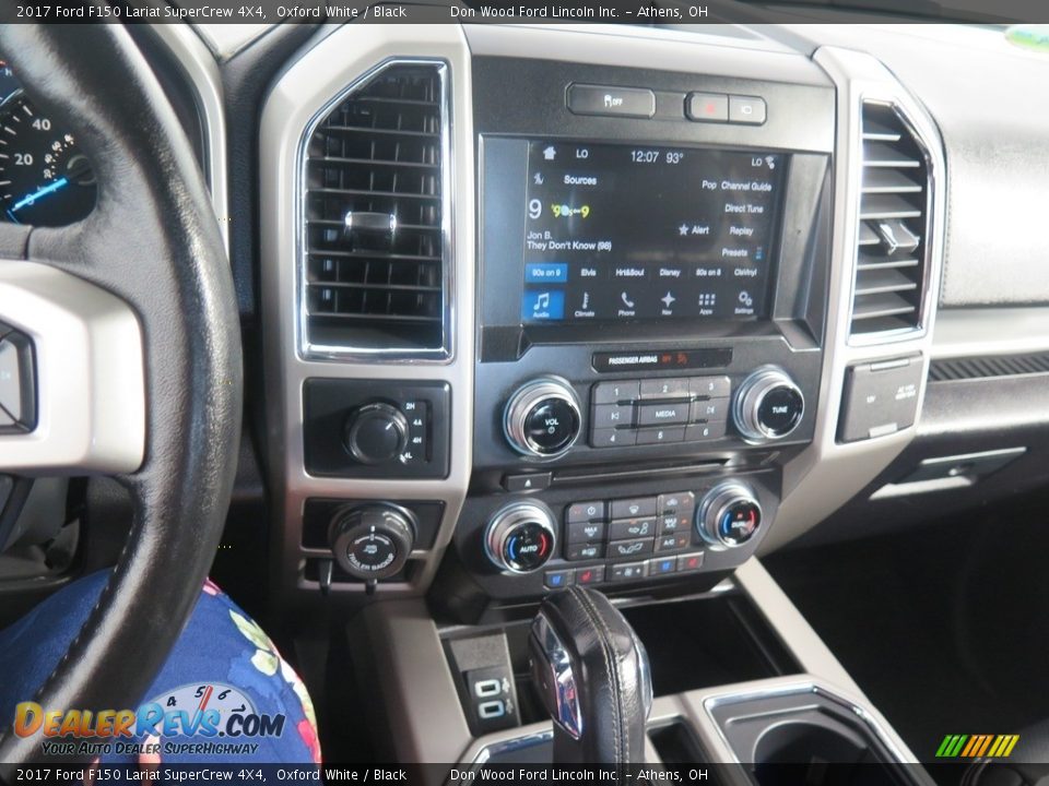 2017 Ford F150 Lariat SuperCrew 4X4 Oxford White / Black Photo #15