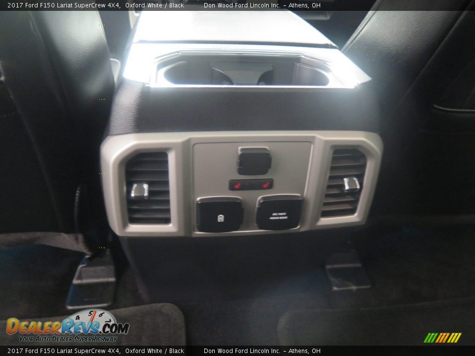 2017 Ford F150 Lariat SuperCrew 4X4 Oxford White / Black Photo #19