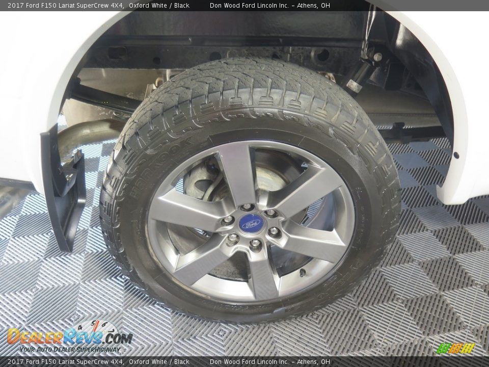 2017 Ford F150 Lariat SuperCrew 4X4 Oxford White / Black Photo #21